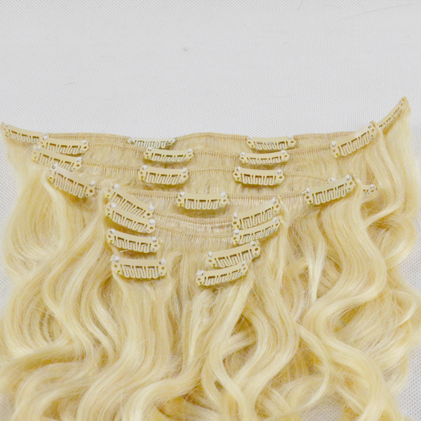 613 curl hair extensions with clips  LJ
